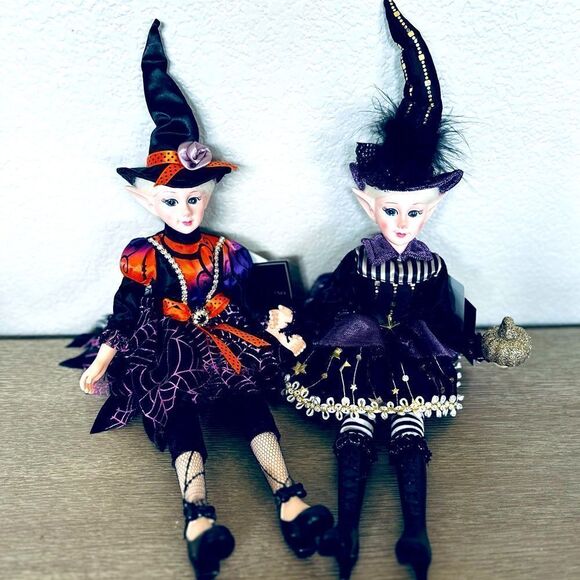 Christian Siriano Halloween Witch Fairy Shelf Sitter Dolls Set - Picture 1 of 10